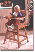 Heirloom High Chair- Oak