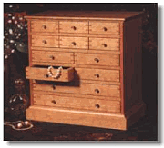 Dresser Top Delight Jewelry Box-Walnut